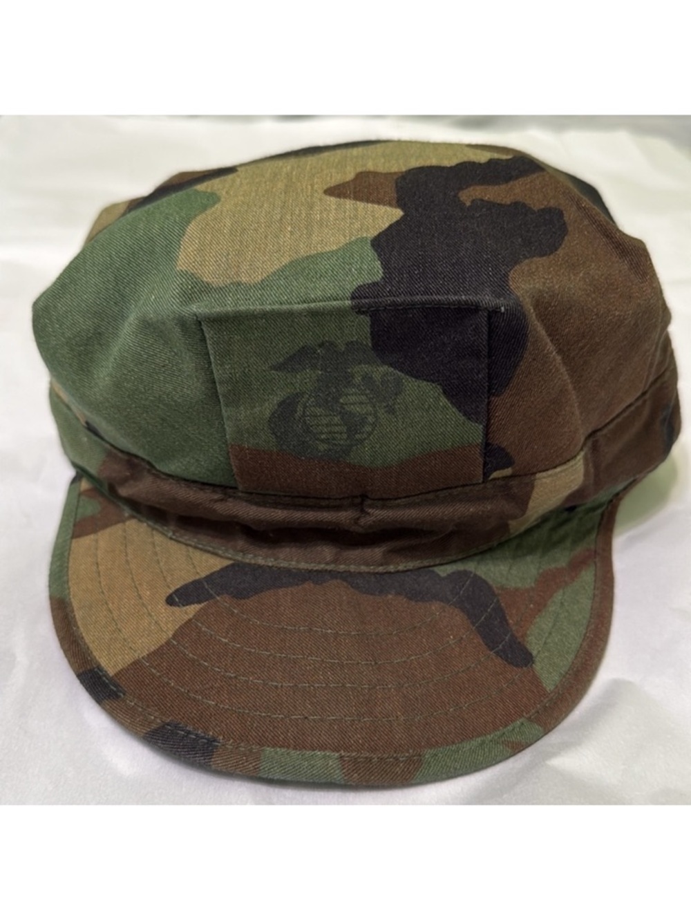Atlas Headwear US Marine Corp Utility cap Woodland Camo Pattern TYPE 1 Size S